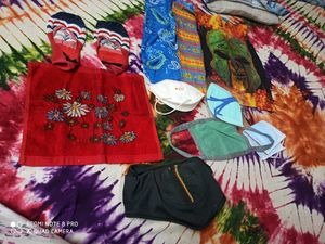 Combo Pack Of Masks, Head Scarfs, Shocks Etc