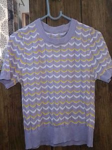 Patterned Knit Top