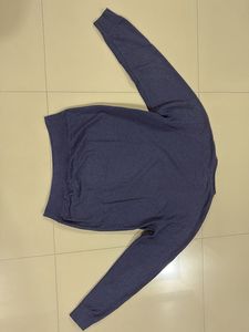 Navy Blue Oversized Sweatshirt For Women