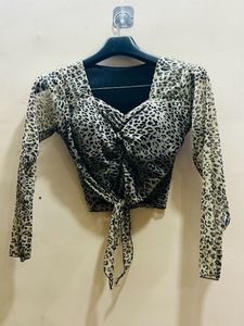 Printed Padded Stylish Top