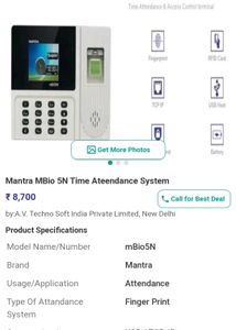 Mantra Attendance Device