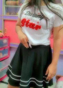 Cute Korean  Star Graphic Tee