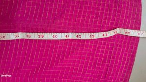 Magenta Button-Down Kurti