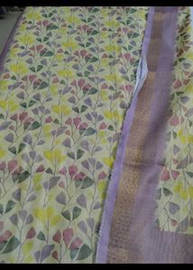 Embroidered suit with banarasi dupatta