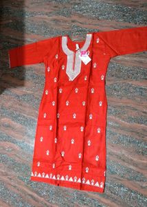 Red New Kurtis With Tags.