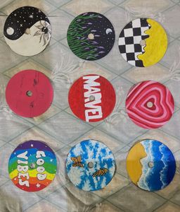 Hand-Painted Decorative CDs