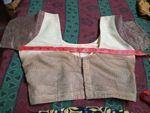 used Elegant back neck Blouse.