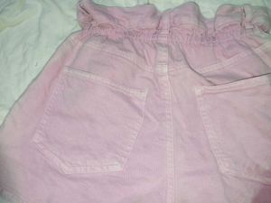 Pink Denim Shorts
