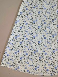 Floral Print Shirt Dress w/Belt