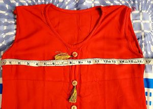 🔴🥳 Aligent Red Colour Kurta For Casual Use