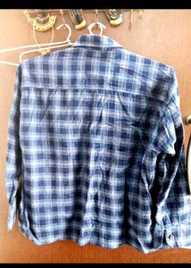 BIG SALE  Checked Blue Shirt