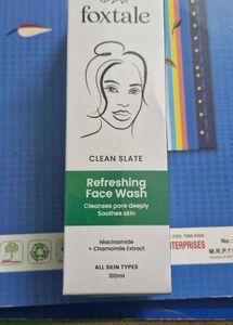 Foxtale Clean Slate Refreshing Face Wash