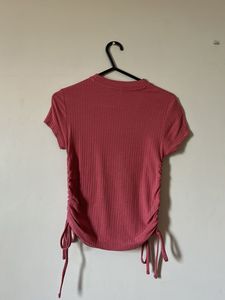 pink cropped top for women