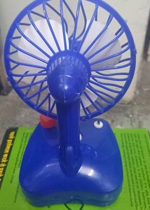 Rechargeable Portable Fan With LED Light