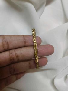 Gold Braided Bangle