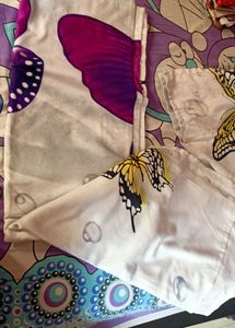 Butterfly bedsheet with Pillow Covers