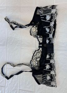 Elegant Black Lace Bra