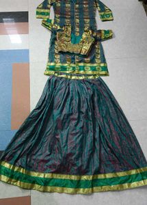 3 Pcs Lahenga,top, Blouse
