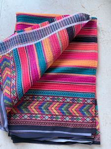 Unused Multicolour Sequence Saree