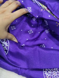 Elegant Blue &amp; Yellow Saree with Golden border