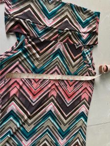 Chevron Print Dress
