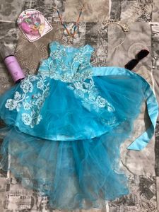 Mark &amp; Mia Turquoise Tulle Dress