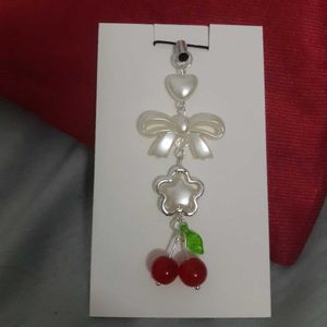 Cute Cherry phone or bag Charm