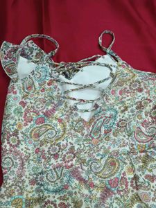 Paisley Print Maxi Dress