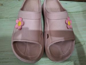 Cute Pink Flower Slides