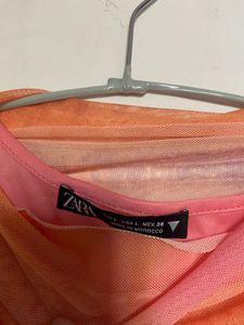 Zara New Mesh Top