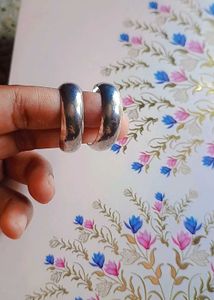 Silver Hoops