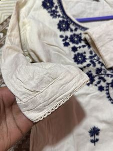 Embroidered Cotton Kurti