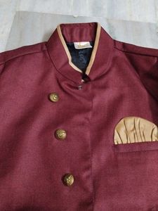 Maroon Sherwani Set