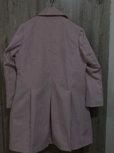 Lovely Rose Pink Wool Overcoat