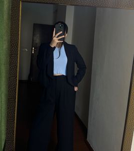 VERO MODA Black Open Front Crop Blazer