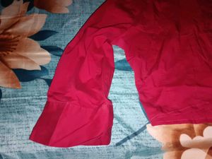 Red Button-Up Shirt