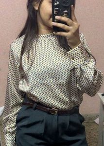 Brand New Cream Blouse – Unused with Tag