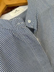 Striped Long Cotton Shirt