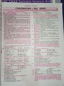 Class 12th Science Question Bank With Answer