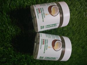 Pack Of 2 Organic Harvest Extra Virgin Coconut Oil