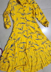 Sunshine Assymetric Midi Dress