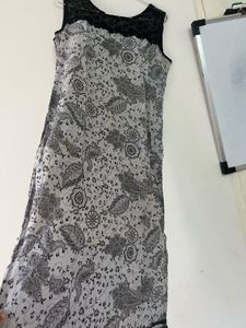 Elegant Black &amp; White kurti