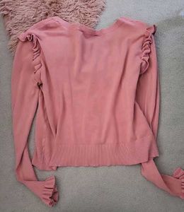 zara Ruffle Cardigan