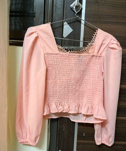 Pink Long Sleeve TOP / Blouse