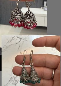 Combo Of 2 Oxidised Earrings For Women
