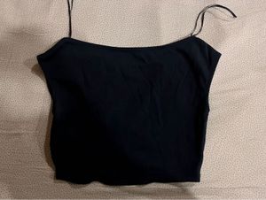ZARA Black Crop Top ♥️