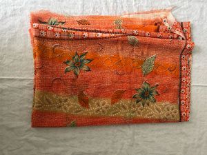 Elegant Orange Saree