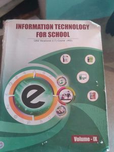 Information Technology Book Of Class 9