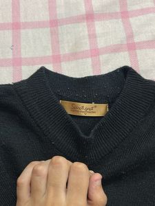 Black Knit Sweater
