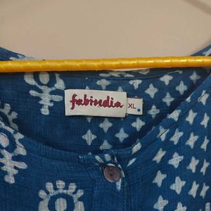 Fabindia Indigo Short Kurti